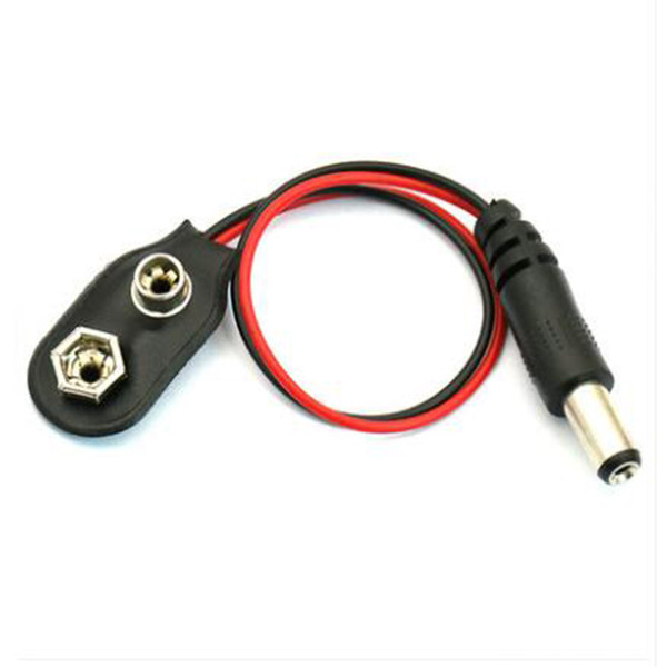 5.5x2.1mm DC Power Plug Male to 9V Battery Buckle Connector Cable X500