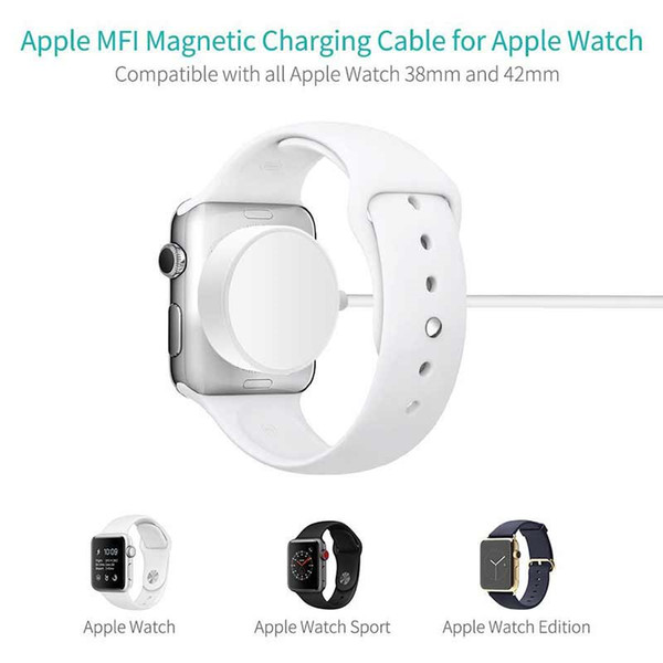 Fast Wireless Magnetic Charging Cable for Apple Watch White USB Charging Cable 38/42mm Series 2/3 Portable