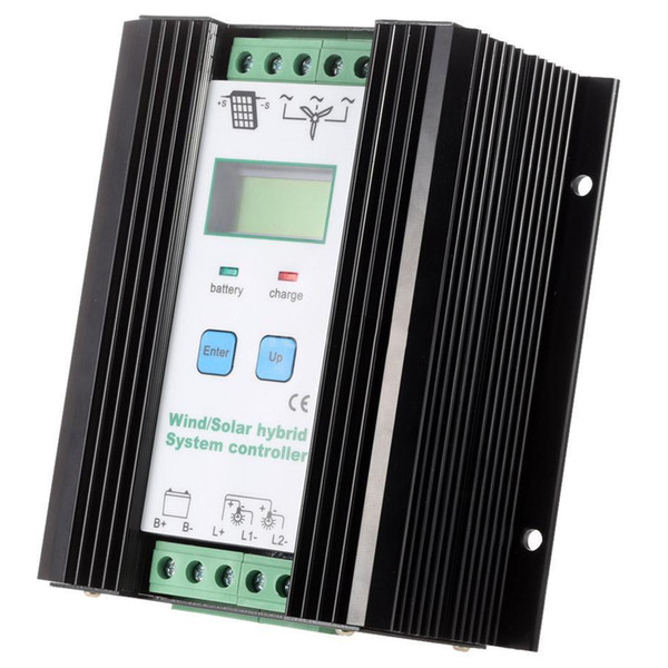 Freeshipping Wind Solar Hybrid PWM Controller(600W Wind+400W Solar) 12V/24V Automatic