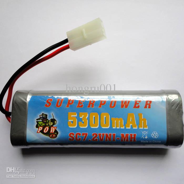 Free shipping 7.2v 5300mAh NI-CD NICD AKKU PACK RC Battery