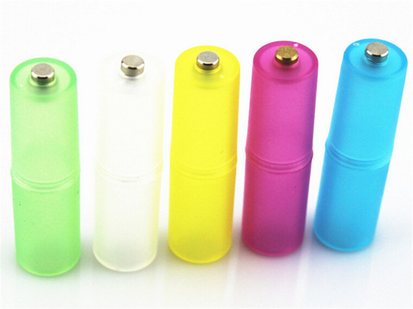 ASD011 AAA to AA Size Cell Battery Converter Adaptor Adapter Case Translucent AAA to AA Size Battery Adaptor Holder Case Shell Cover