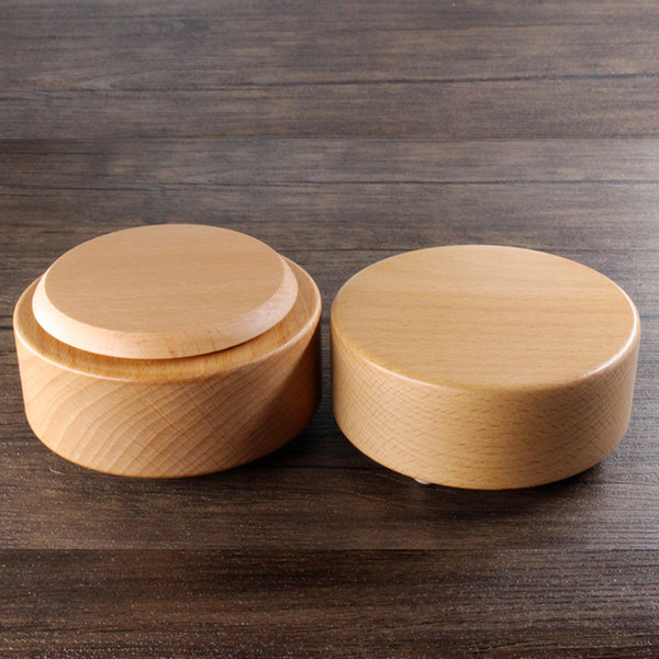 Cultural and creative gifts music box base crafts diy solid wood products processing design Music bottom seat