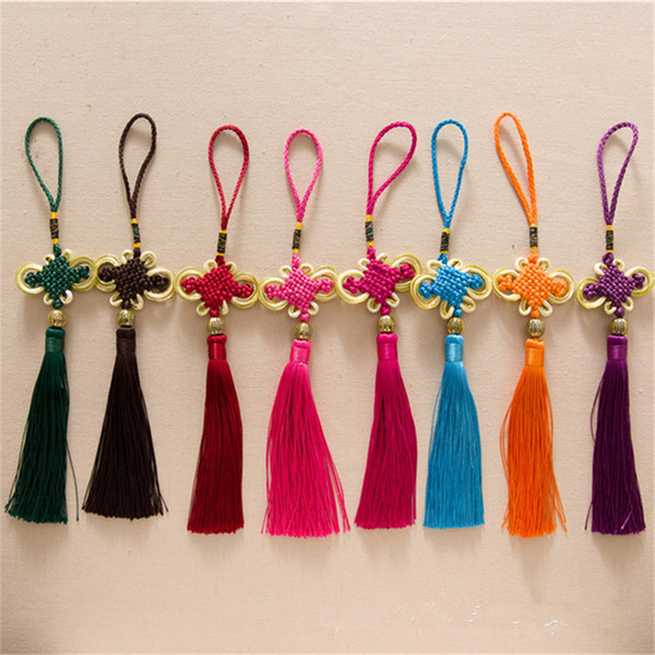 2019 Chinese Knot Gift China style souvenir Wealth knot pendant auspicious knots 21 colors 8 pans Phnom Penh pendant hanging wholesale