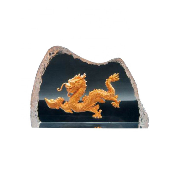 Marble Handcrafted Carving Chinese Dragon Souvenir