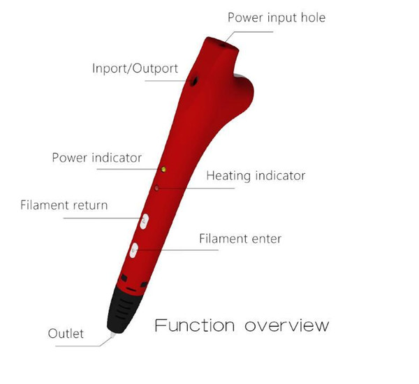 2019 Smart Low Temperature 3D Pen 3D Drawing Pen 3D Printer Pen