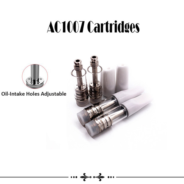 AC1007 Cartridges Ceramic Coils Tank Clone 510 Thread 710 Upgrade AC1003 Thick Oil Cartridges O Pen BUD Vapor atomizers