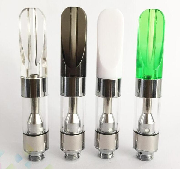 2019 G5 Ceramic Cartridges Tank Acrylic Drip Tip MT6 Glass 510 Thread Ceramic Coils Thick Oil Vaporizer Pen fit Bud Vape Preheat Battery