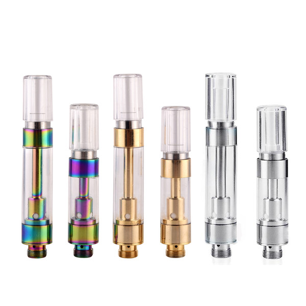 Ecig 510 Thread M6T Oil Carts Disposable Vape Cartridges 1.0ml .5ml M6T Empty Thick Oil Carts Vaporizer Pen Atomizer