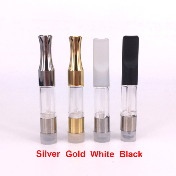 4 styles .5g 1g Oil Cartridge 510 Bud touch G2 Metal mouth plastic tank Atomizer Vaporizer for extract oil Burning PP tube pack