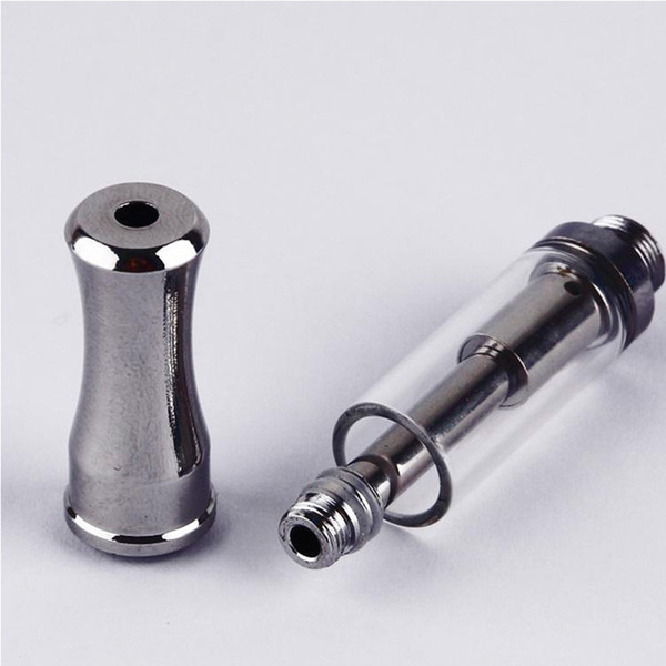 92A3 Oil Atomizer A3 Pyrex Glass Tank 0.5ml 1.0ml Ceramic Coil Vaporizer Cartridge For CE3 Bud Touch Battery Round Flat Mouthpiece