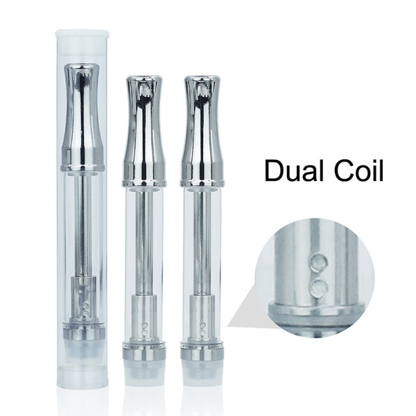 2018 Disposable Atomizer 510 Thread Pyrex Glass 92A3 Tank Dual Coil for Thick Oil Free Shipping