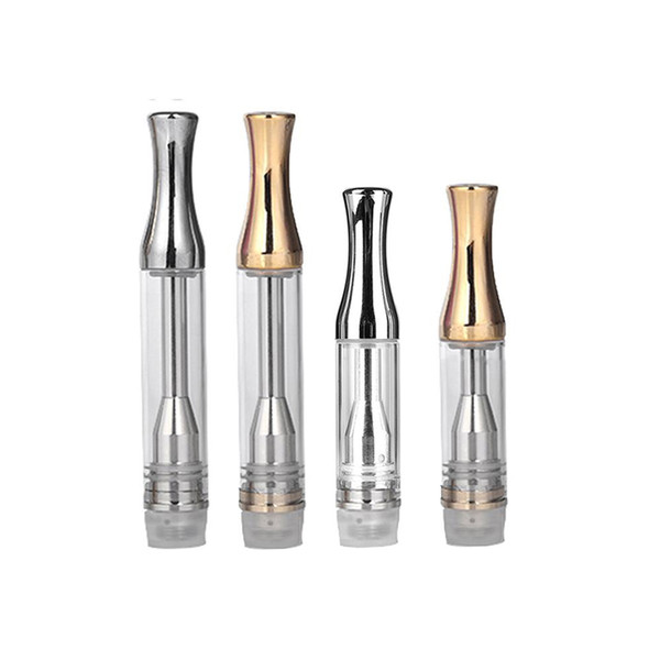 Ecig 510 Thread AC1003 Thick Oil Glass Tank Ceramic Coil Vape Carts Smoking Tank Fit 510 Vape Battery Disposable Vape Pen Carts