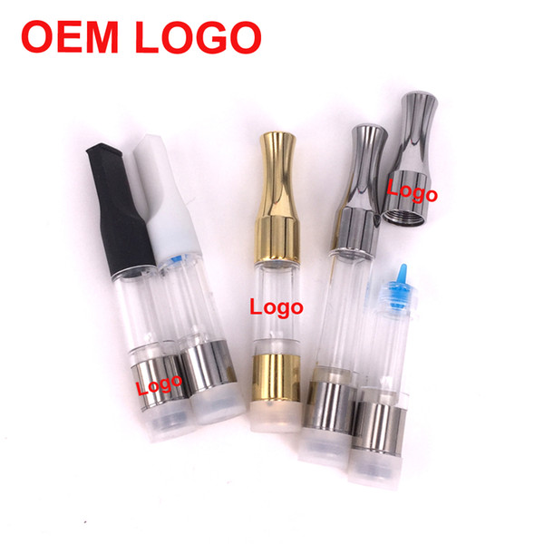 wax Cartridge 510 Atomizer ego thread vaporizer G2 disposable tank Thick Oil vape Cartridges with gold/silver metal tip CE3 atomizer