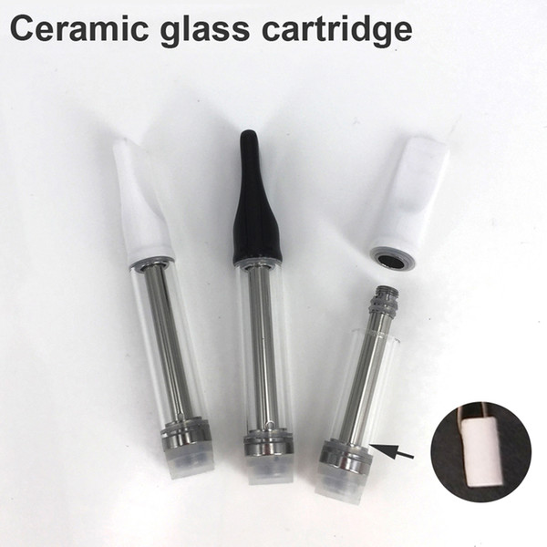 Cheapest 92A3 Creamic Coil Glass Vaporizer Tank CE3 Cartridge 510 Thread Glass Tank g2 Atomizer Vape Flat Mouthpiece for Thick Oil