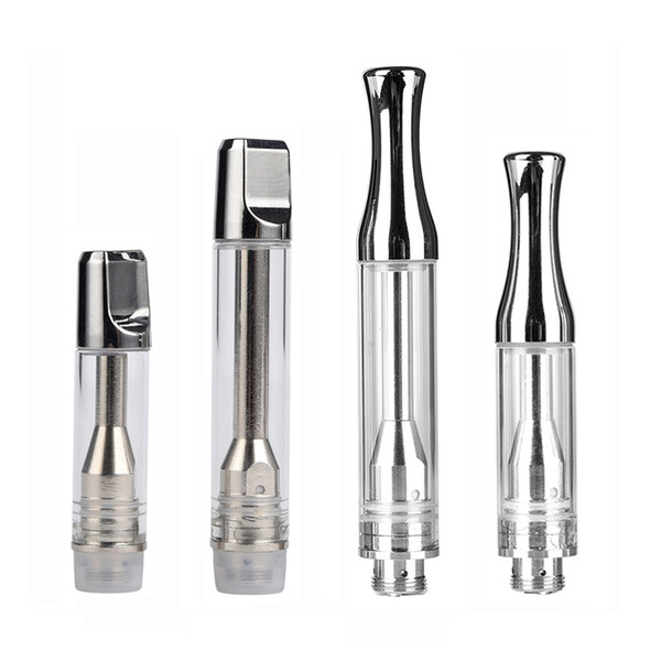 Wholesale Top rated AC1003 Glass Cartridge 510 Vaporizer disposable Atomizer Ceramic Coil .5 1g vape tanks For Mix2 preheat Battery OEM logo