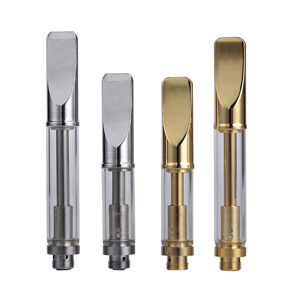 Silver Gold Disposable Empty Atomizer Thick Oil 92A3 Atomizer Pyrex Glass Cartridge 510 Thread 92A3 Vape Cartridge Free Shipping