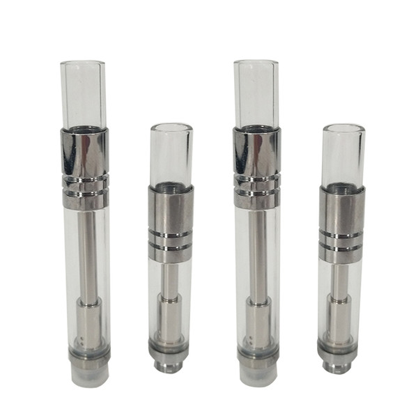 E Cigs Cartridges Pyrex 92A3 Stainless Steel Disposable Empty Cartridges Vaporizer Wax Atomizers 510 O Pen Vape Carts Thick Oil Tank