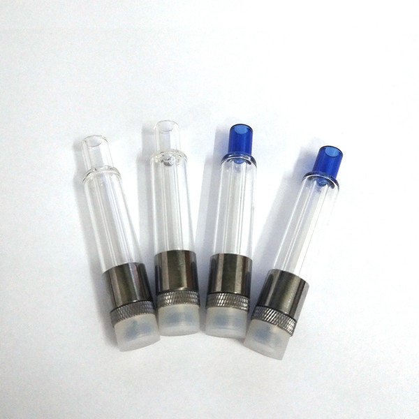 E Cigarettes Glass Tank Carts 1.0ml Oil Empty Cartridges 510 Thread Ceramic Coil Thick Oil Atomizers BL112 Glass Central Post Vape Pen