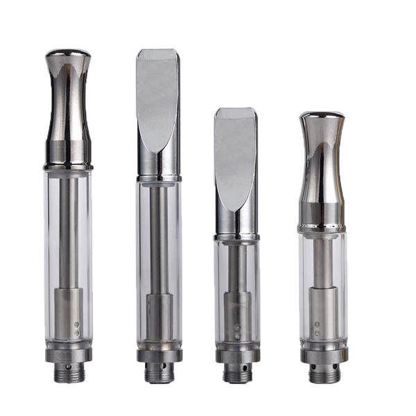 92A3 Pyrex Glass Vapor Cartridge 510 Stainless steel Wickless Vaporizer Atomizer Tank with Tube for ecig Thick Oil Atomizer