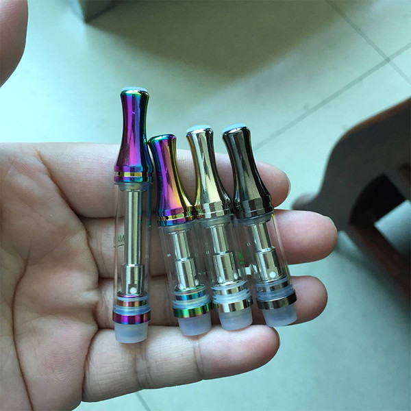 Newest 0.5ml 1.0ml Z20 Thick Oil Atomizer 510 Cartridge Vertical Ceramic Coil Vaporizer Pen No Leakage Glass Tank