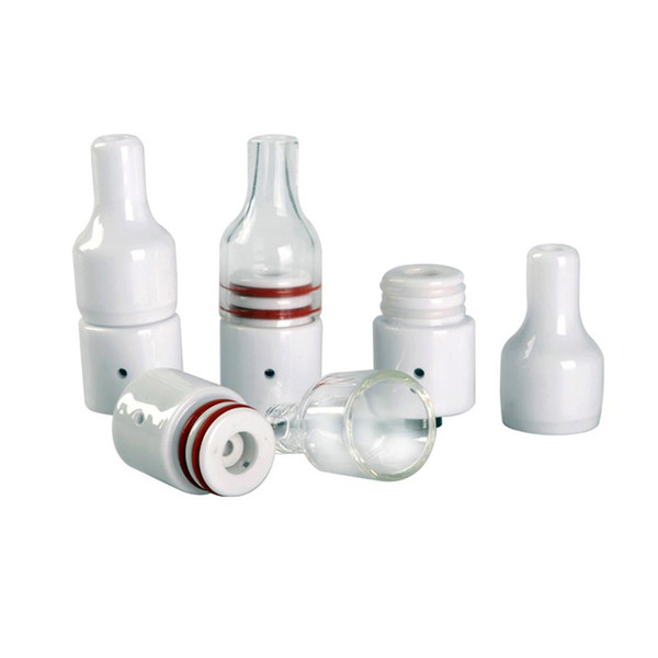 In Stock Ceramic Coil Donut Atomizer Kiln Ceramic Chamber Heating Vaporizer Tank Smoking Wax Oil Concentrate Atomizer