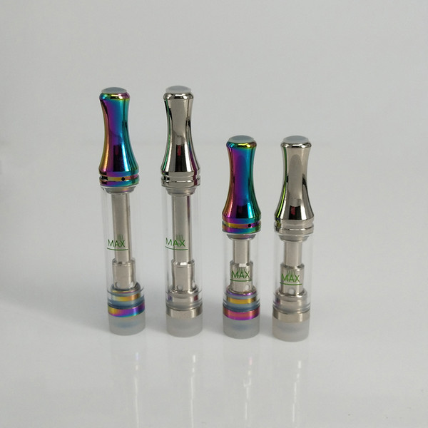 Hot Selling Glass Cartridge 510 Pyrex Thick Oil Vaporizer Pen Atomizer Ceramic Coil Vapor .5g 1g Cartridges For Max Preheat Battery