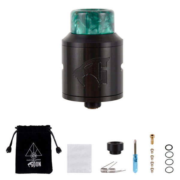 WOLFTEETH RDA Clone Goon V1.5 Portable Bag Type | Rebuildable Dripping Atomizer Dual Coil | Velvet Drawstring Bag 118305-09