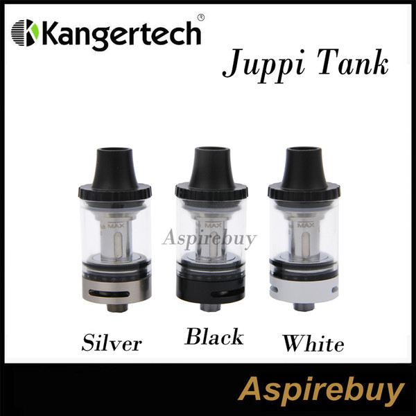 Kanger Juppi Tank 3ML Atomizer Unique NiChrome Rewickable 0.2ohm Juppi Atomizer Head for Variable Wattage Cone Drip Tip Design 100% Authenti