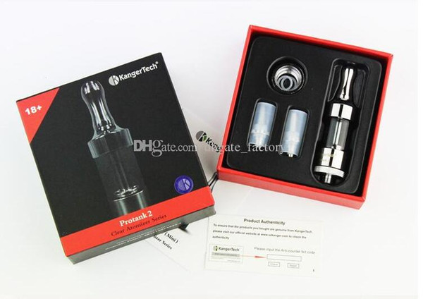 Protank 2 Clearomizer rebuildable atomizer pro tank II Protank2 Pyrex Glassomizer Kanger Electronic Cigarettes In Stock Dropshipping