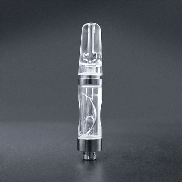 Authentic Quartz Glass Cartridges C2 0.8ml tank 1.5ohm Vaporizer Atomizer Vaporizer Pen Dual Coil For Thick 510 Thread Fit Touch Battery