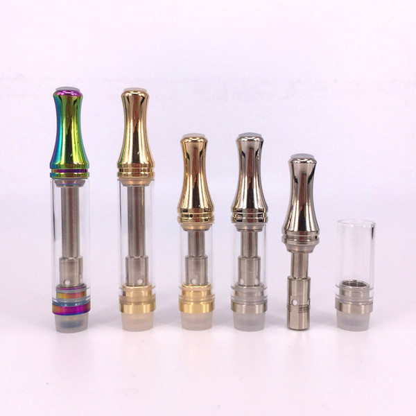 Shatter Extract Thick oil Cartomizer Authentic C9 No burning no leakage Top Airflow Top Filling Pyrex Glass Ceramic coil vape Cartridge