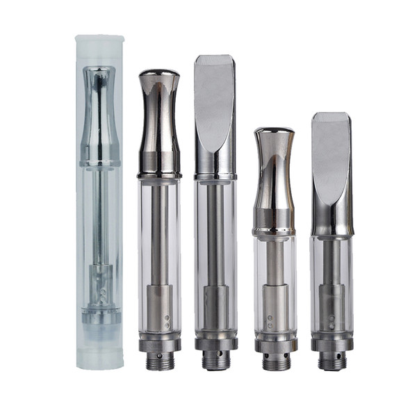 With Plastic tube 92A3 Glass Cartridge Kingpen Pyrex Vaporizer O pen Atomizer 510 Thread Dual Coil tank PK M6T AC1003 G2