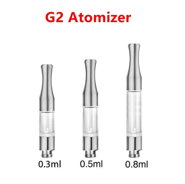 Good quality disposable vape thick oil atomizer G2 for e cigarette 510 oil cartridge vaporizer battery