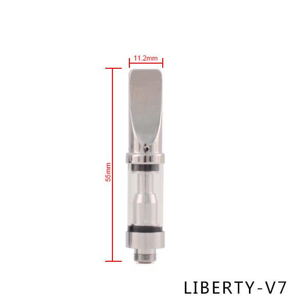 Liberty v7 Ceramic Coil atomizer for Thick Oil CE3 Cartridge Atomizer for 510 thread vaporizer battery