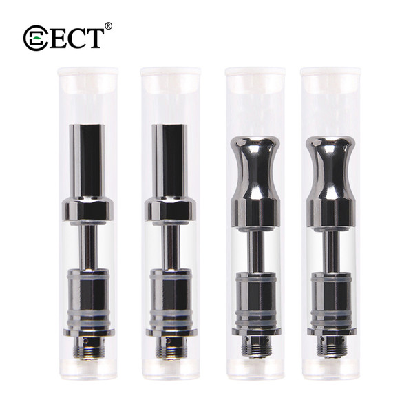 Original ECT Kenjoy C1 Pyrex glass vape cartridges ceramic coil 510 thread vaporizer cartridge for thick oil fit Preheat battery