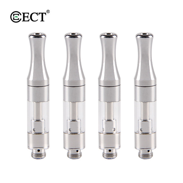 ECT B1 0.5ml ceramic coil refillable vape cartridges for thick oil vaporizer glass 510 thread vapor tank factory wholesale