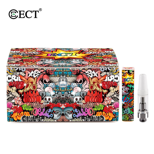 100% Original ECT kenjoy B2 tank vape cartridges ceramic coil 510 thread vaporizer cartridge fit Preheat battery vape pen