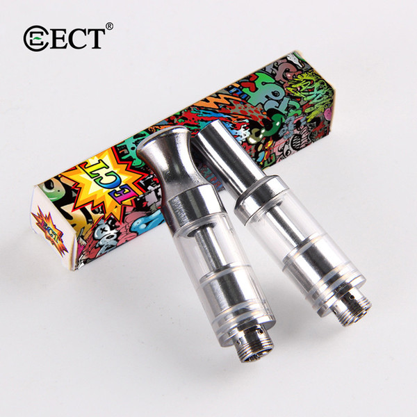 Original electronic cigarette ECT Kenjoy C1 glass vape pen ceramic coil 510 thread vaporizer cartridge for thick oil fit Preheat battery