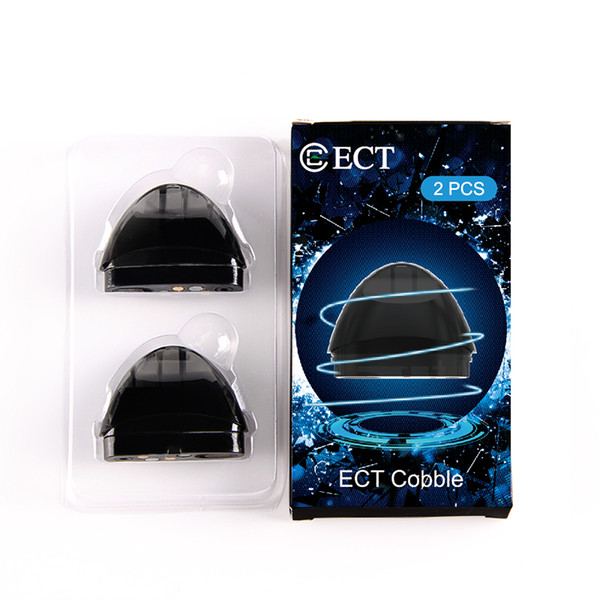 authentic electronic cigarette ect cobble cartridge 2ml for cobble Kit 2pcs pack Vape pen e cigarette Accessories 100% Original