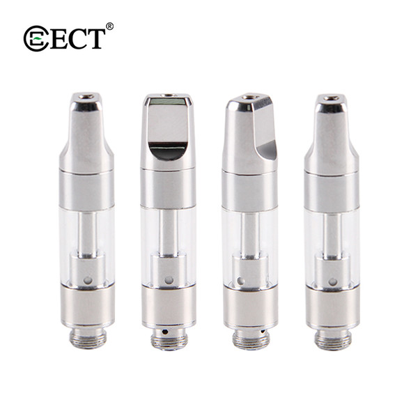 new electronic cigarette ect B1S tank glass vape ceramic coil cartridge 0.5ml vaporizer pen atomizer 510 thread e cigarette