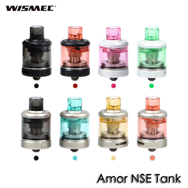 WISMEC Amor NSE Atomizer 2ml/3ml Tank with WS04 MTL 1.3ohm WS-M 0.27ohm Coils Fit for Active Bluetooth Music / Luxotic DF / MF Mod Genuine