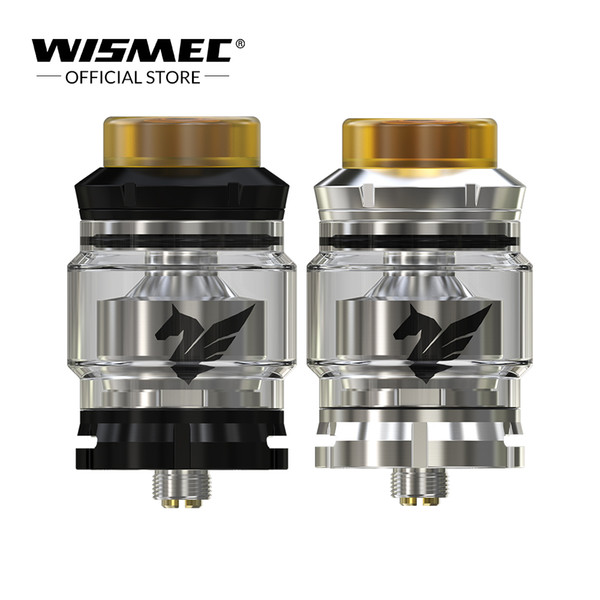 [Official Store] Wismec Bellerophon RTA Tank 4ml with 0.28ohm Clapton Coil & Airflow Trail System electronic cigarette Atomizer