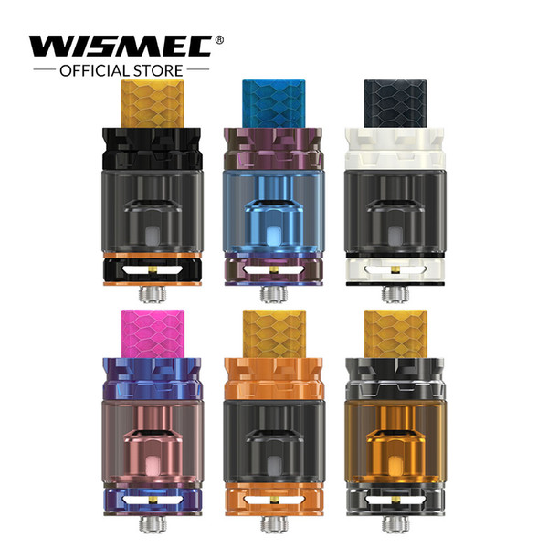 Original Wismec GNOME King Tank 5.8ML with WM01 Single 0.4ohm Coil compatible with Reuleaux RX GEN3 Dual Mod