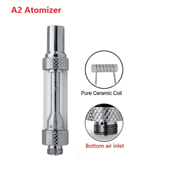 Vape Tank 5S A2 Glass Ceramic Coil Cartridge 2Mm Hole Size 0.5Ml/1.0Ml Vape Cartridge Top Filling With Metal Tip