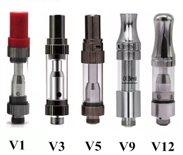 Amigo vape Liberty V1 V3 v5 V9 Vaporizer tank clearomizer 0.5ml Atomizer Top Electronic Cigarette vape tank for Preheat Battery