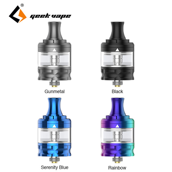 Geekvape Flint MTL Tank 2ml 22 Diameter Atomizer with child lock for MTL vape slide-n-fill 510 thread RDA Tank bottom airflow system vape