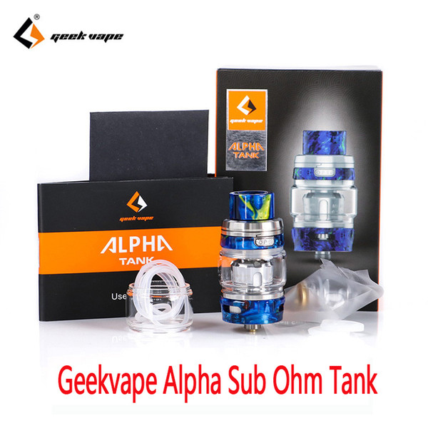 Big sale Vape Tank Original Geekvape Alpha Sub Ohm Tank 4ml Vape Accessories fit Nova Mod two Meshmellow Mesh Coils Atomizer