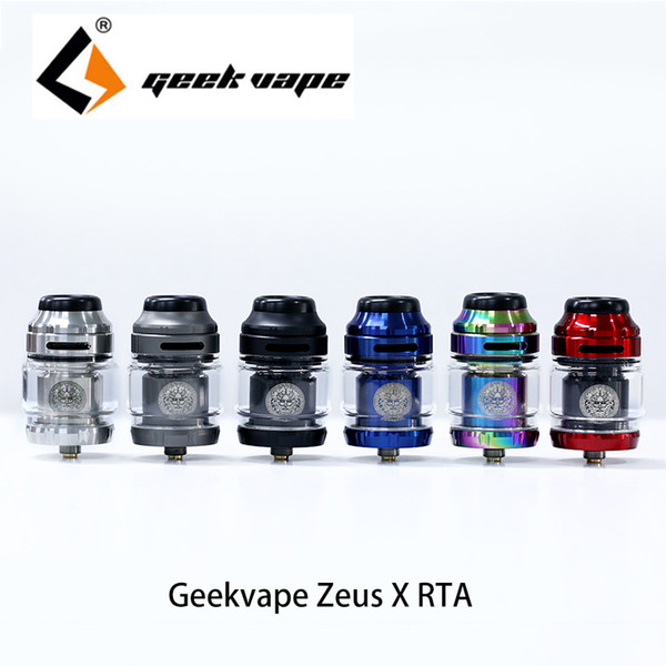 New arrival Geekvape Zeus X RTA 4.5ml tank capacity with 810 Delrin drip tip 510 thread Electronic cigarette atomizer