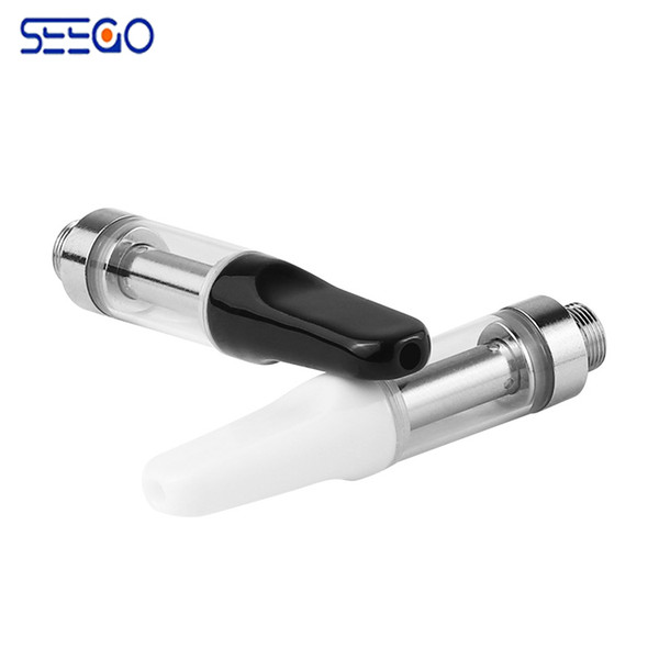 Smoe Vaporizer WAX Oil Atomizer 510 Cartridge 0.5ml Oil Vaporizer vape cartridges shisha pen With Black White