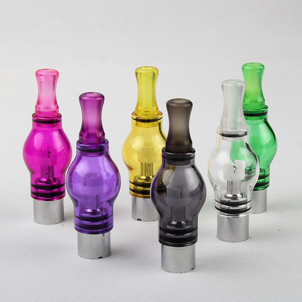 Bulb Style Glass Globe Wax Atomizer Ceramic Quartz Cotton Coils Dry Herb Vaporizer Pen Dome Atomizer 510 Thread For Ego T Evod Battery